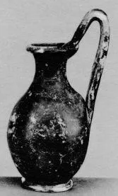 JUG (ATHENIAN, BLACK GLAZE)