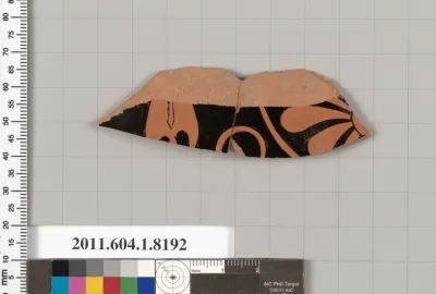 Terracotta fragment of a kylix (drinking cup)