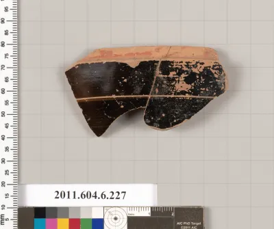 Terracotta fragment of a pyxis (box)