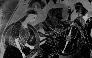 AMPHORA, BELLY, TYPE B (ATHENIAN, BLACK-FIGURE)