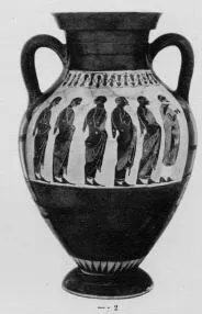 AMPHORA, BELLY, TYPE B (ATHENIAN, BLACK-FIGURE)