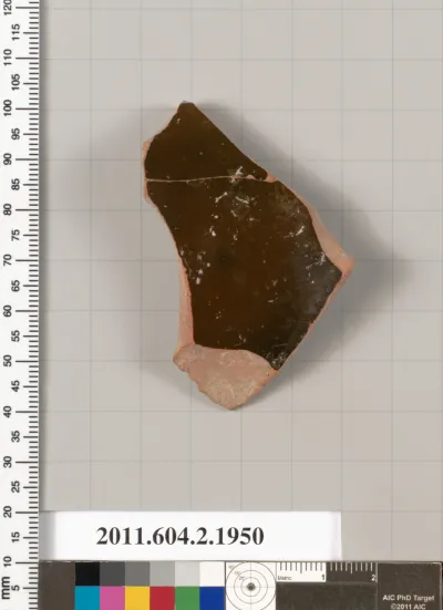 Terracotta fragment of a Nolan neck-amphora (jar)