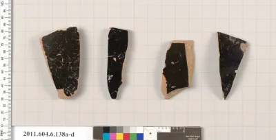 Terracotta fragments of open shapes