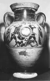 AMPHORA, BELLY, TYPE B (ATHENIAN, BLACK-FIGURE)