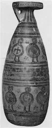 ALABASTRON (CORINTHIAN, BLACK-FIGURE)