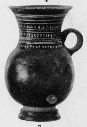 MUG (SOUTH ITALIAN, GNATHIAN, BLACK GLAZE)