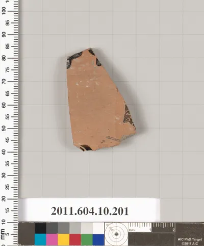 Terracotta fragment from a closed shape