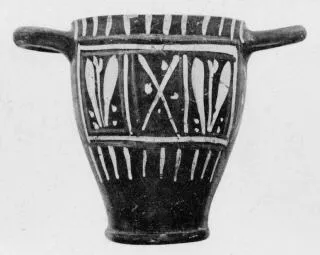SKYPHOS (SOUTH ITALIAN, BLACK GLAZE)