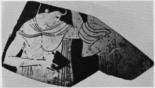 AMPHORA, BELLY, FRAGMENT (ATHENIAN, RED-FIGURE)