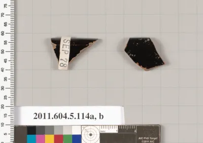 Terracotta rim fragments of stemless kylikes (drinking cups)?