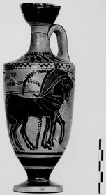 LEKYTHOS (ATHENIAN, BLACK-FIGURE)