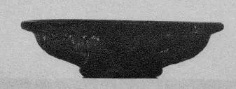 PLATE (ETRUSCAN, BLACK GLAZE)