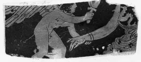 LEKANIS, FRAGMENT (ATHENIAN, RED-FIGURE)