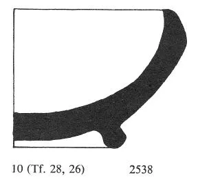 DISH (ATHENIAN, BLACK GLAZE)