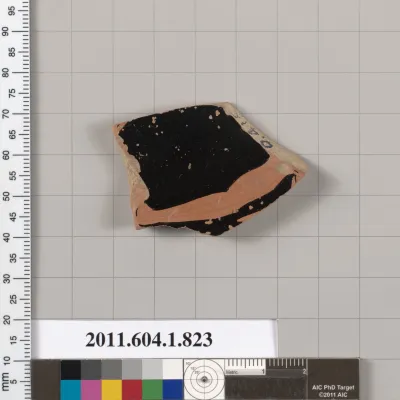 Terracotta fragment of a kylix (drinking cup)