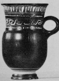 OINOCHOE (SOUTH ITALIAN, GNATHIAN, BLACK GLAZE)