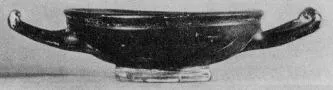 CUP (ITALIOTE, BLACK GLAZE)