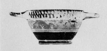 SKYPHOS (CORINTHIAN, BLACK PATTERN)