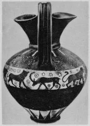 OINOCHOE (PROTOCORINTHIAN, BLACK-FIGURE)