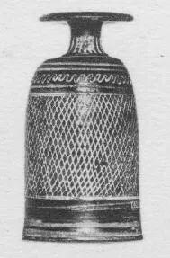 LEKYTHOS (SOUTH ITALIAN, BLACK GLAZE)