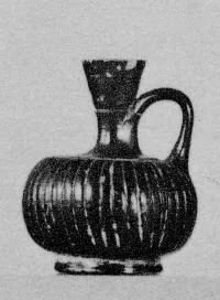 LEKYTHOS (ITALIOTE, BLACK GLAZE)