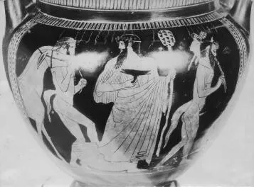 KRATER, COLUMN (ATHENIAN, RED-FIGURE)