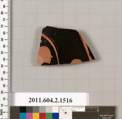 Terracotta fragment of a skyphos (deep drinking cup)