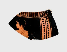 KRATER, COLUMN, FRAGMENT (ATHENIAN, RED-FIGURE)