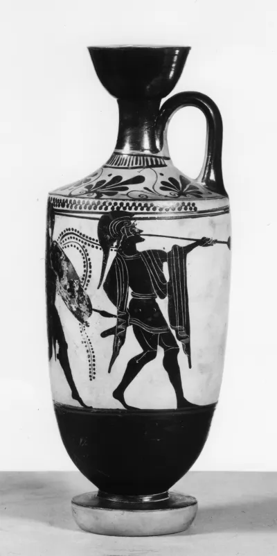 Lekythos with Warriors