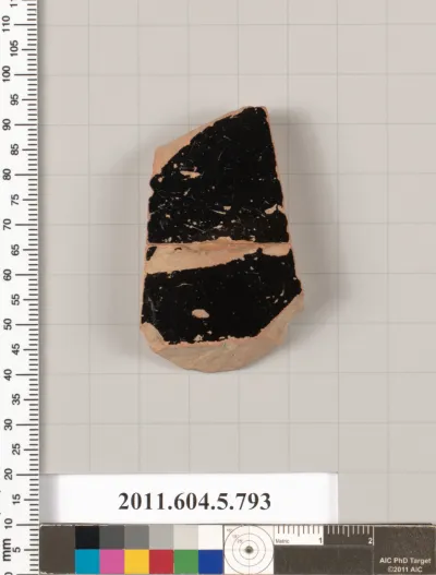 Terracotta fragment of a kylix (drinking cup)?