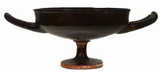 CUP (ATHENIAN, BLACK GLAZE)