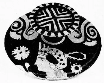LEKANIS LID (SOUTH ITALIAN, CAMPANIAN, RED-FIGURE)