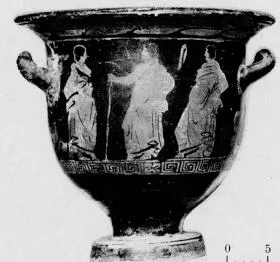 KRATER, BELL (SOUTH ITALIAN, APULIAN, RED-FIGURE)