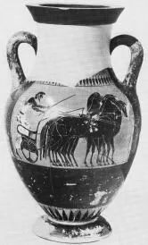 AMPHORA, BELLY, TYPE B (ATHENIAN, BLACK-FIGURE)