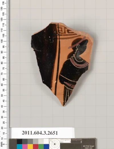 Terracotta fragment of an olpe (jug)