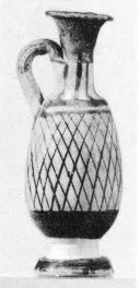 LEKYTHOS (SOUTH ITALIAN, CAMPANIAN, BLACK PATTERN)