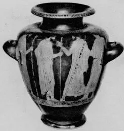 STAMNOS (ATHENIAN, RED-FIGURE)