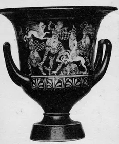 KRATER, CALYX (ATHENIAN, RED-FIGURE)
