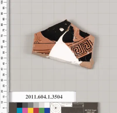 Terracotta fragment of a kylix (drinking cup)