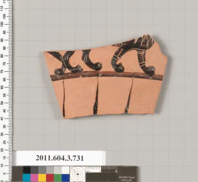 Terracotta fragment of a neck-amphora (jar)