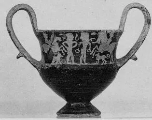 KANTHAROS (BOEOTIAN, BLACK GLAZE)