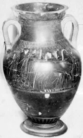 AMPHORA, BELLY, TYPE A (ATHENIAN, BLACK-FIGURE)