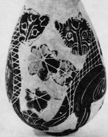 ALABASTRON (CORINTHIAN, BLACK-FIGURE)
