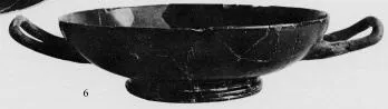 CUP, STEMLESS (ATHENIAN, BLACK GLAZE)