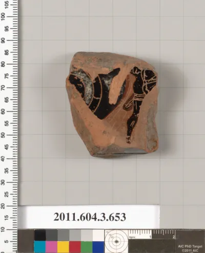 Terracotta fragment of a volute-krater (bowl for mixing wine and water)