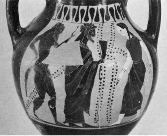 AMPHORA, BELLY, TYPE B (ATHENIAN, BLACK-FIGURE)