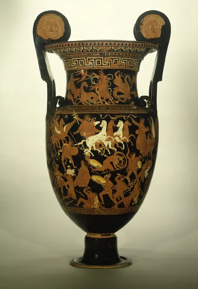 Volutenkrater des Unterwelt-Malers, apulisch (Apulischer Volutenkrater mit Maskenhenkeln)