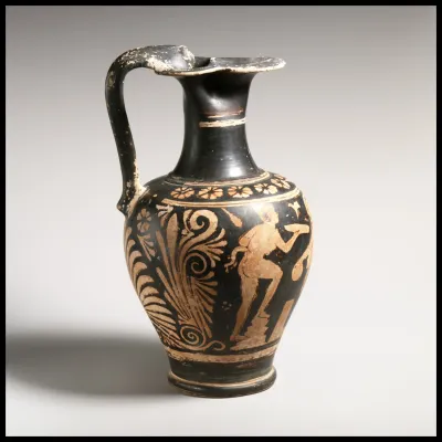 Terracotta oinochoe (jug)