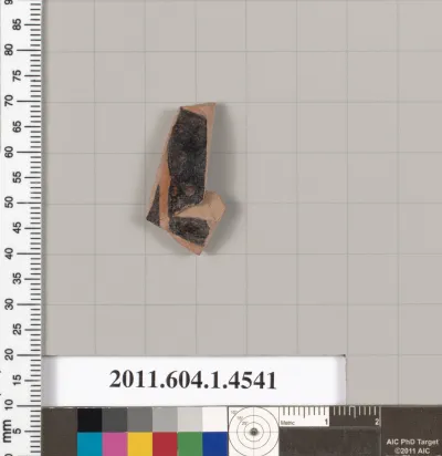 Terracotta fragment of a kylix (drinking cup)