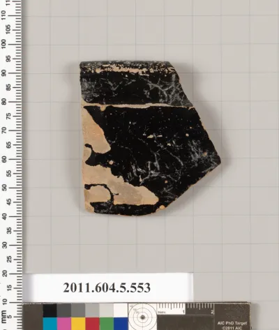 Terracotta rim fragment of a cup-skyphos (drinking cup)?